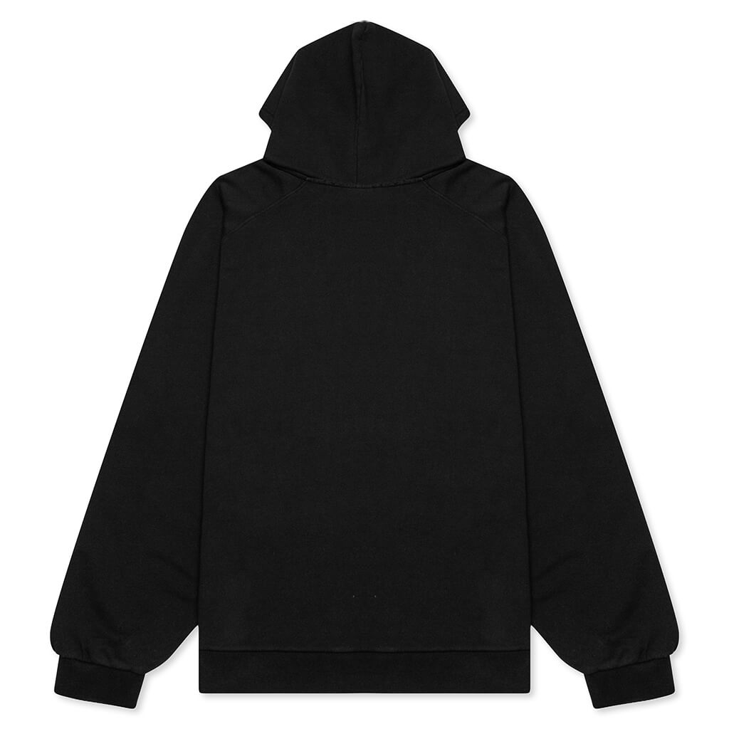 Raf Simons x Smiley Smiley Print 50th Anniversary Hoodie - Black