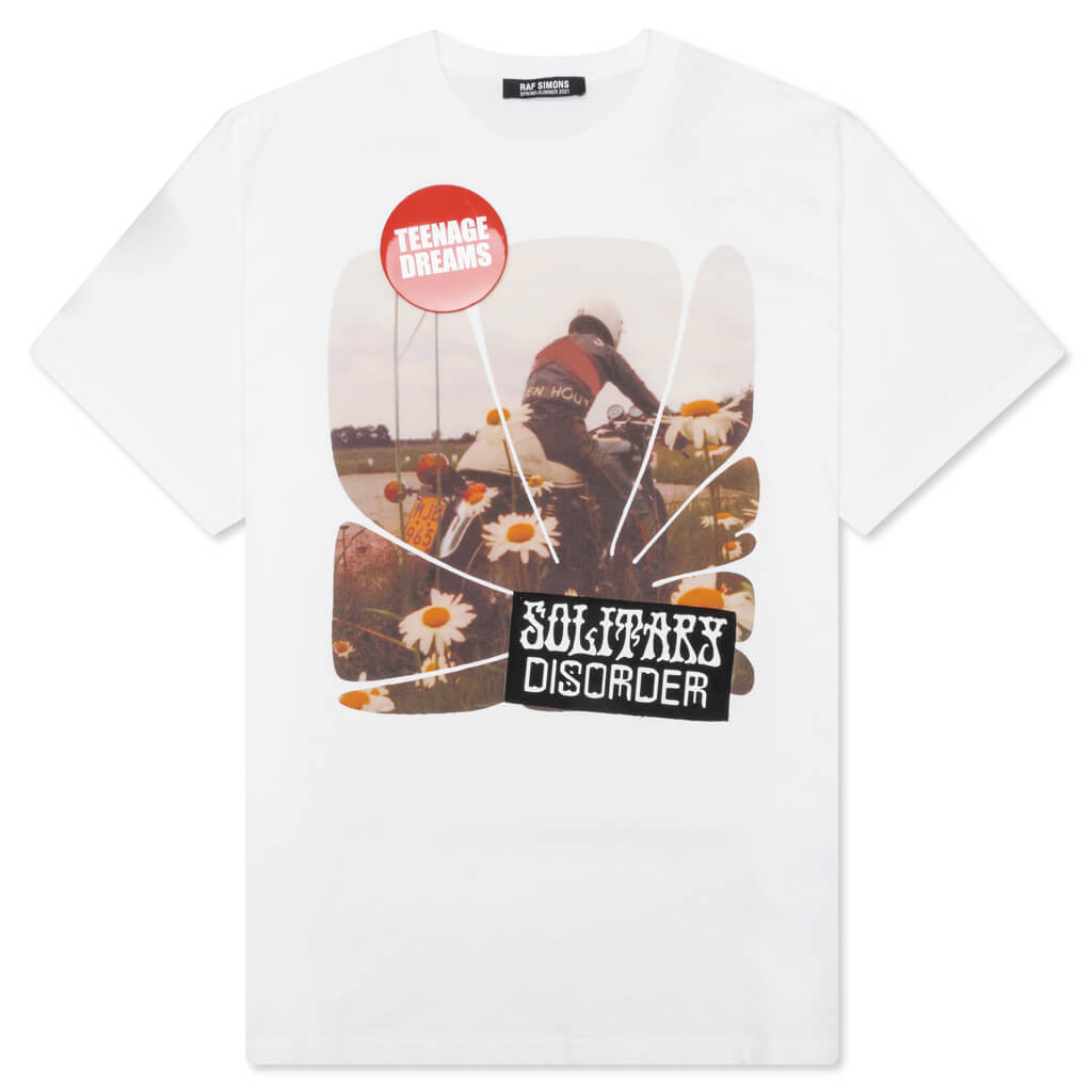 Solitary Disorder Big Fit T-Shirt - White