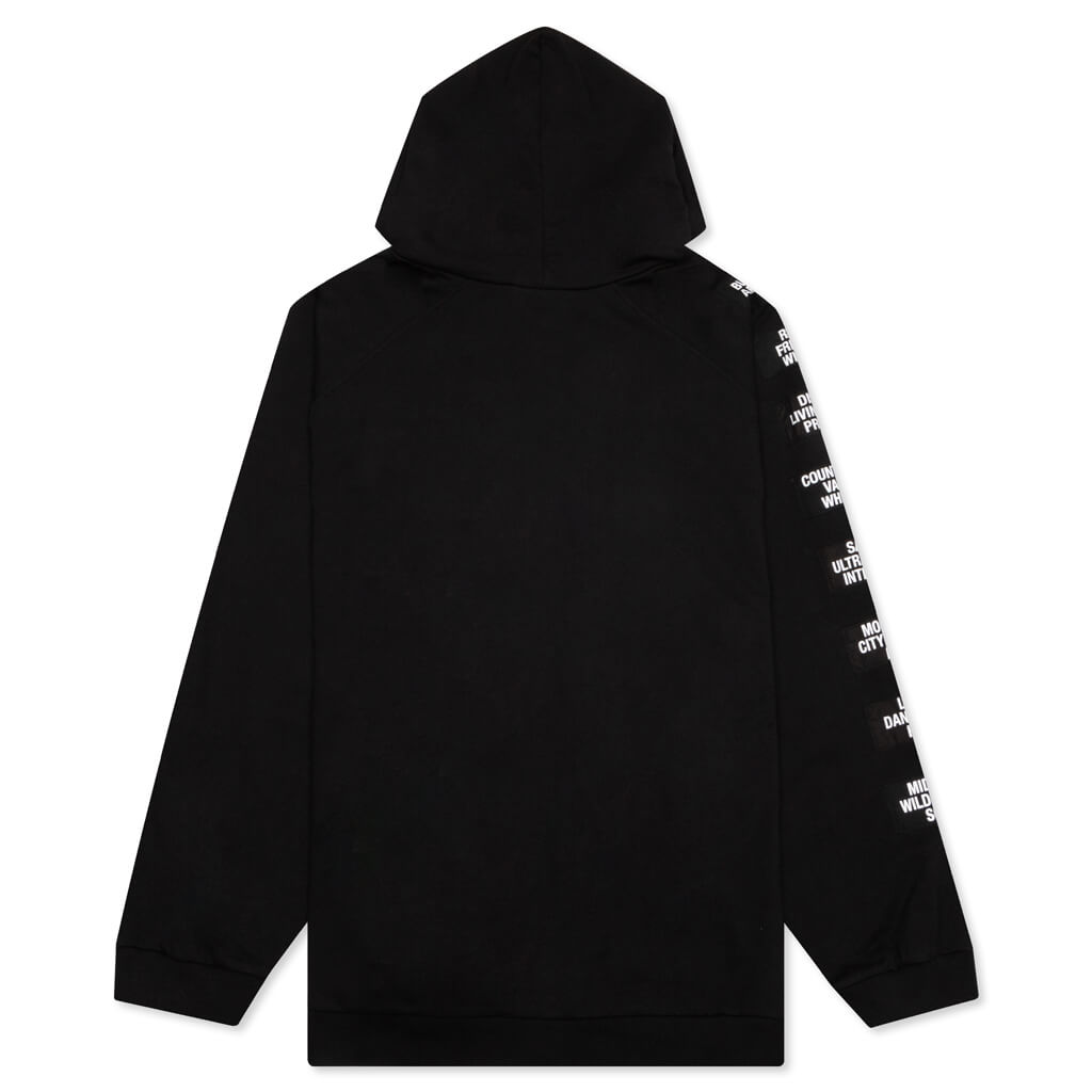 Teenage Dreams Oversized Hoodie - Black