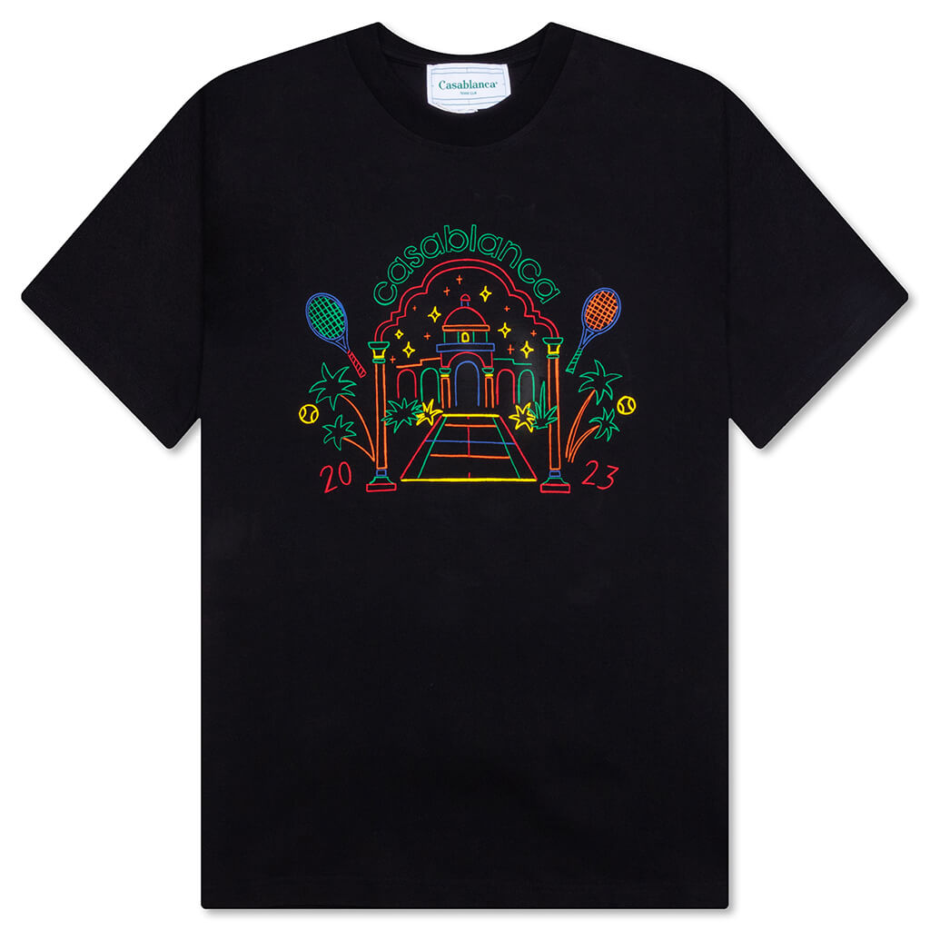 Rainbow Crayon Temple Jersey - Black