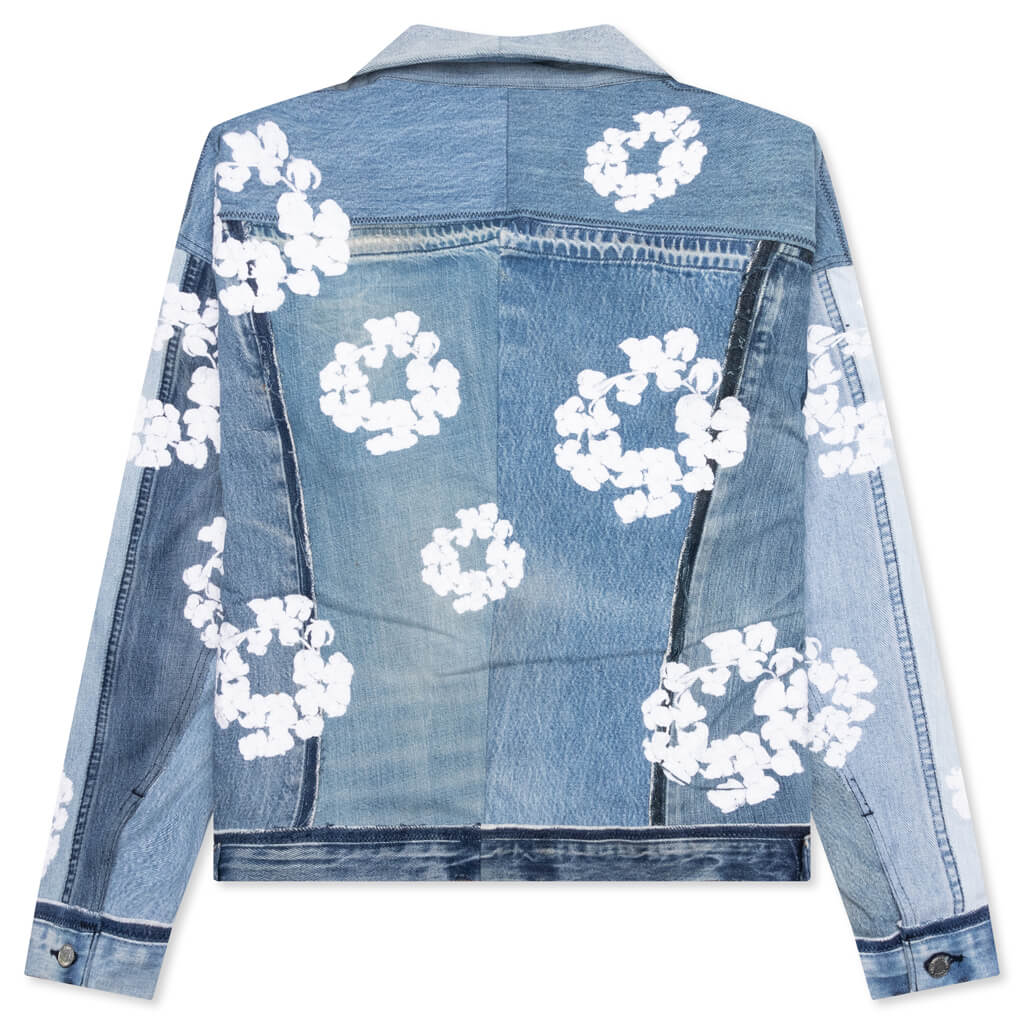 Readymade x Denim Tears CTN Wreath Track Jacket - Blue, , large image number null