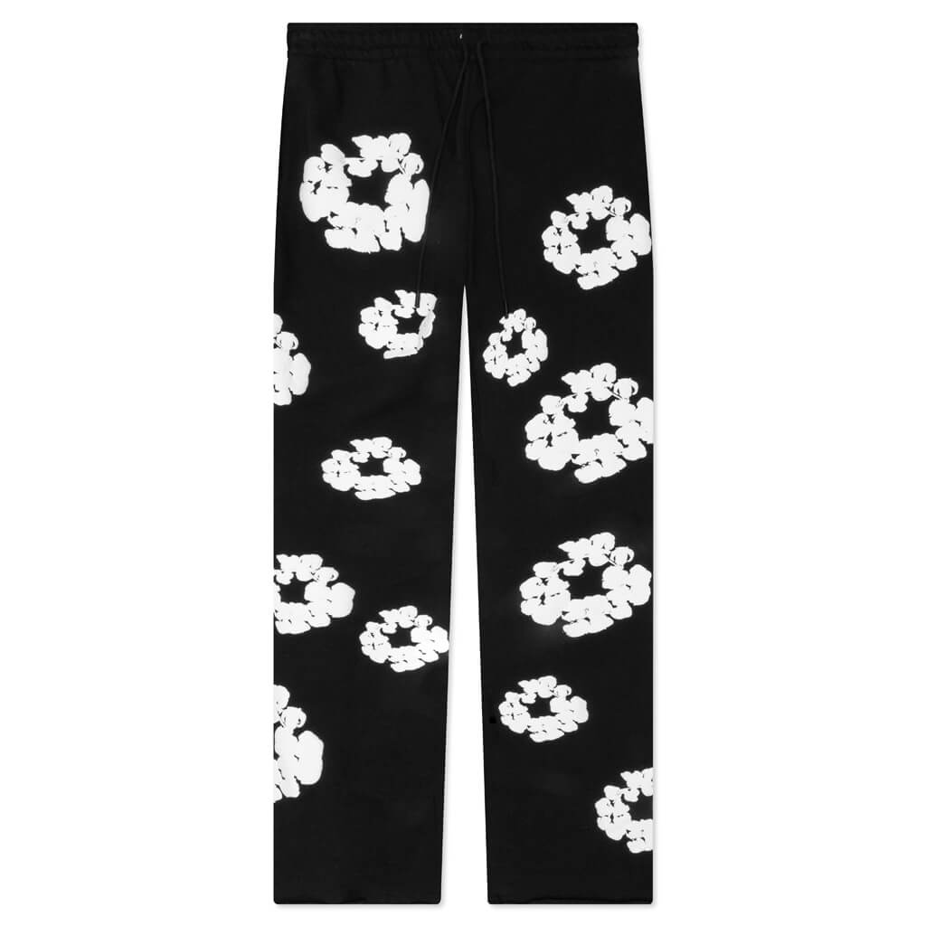 ReadyMade x Denim Tears Cotton Wreath Flare Sweatpants - Black, , large image number null