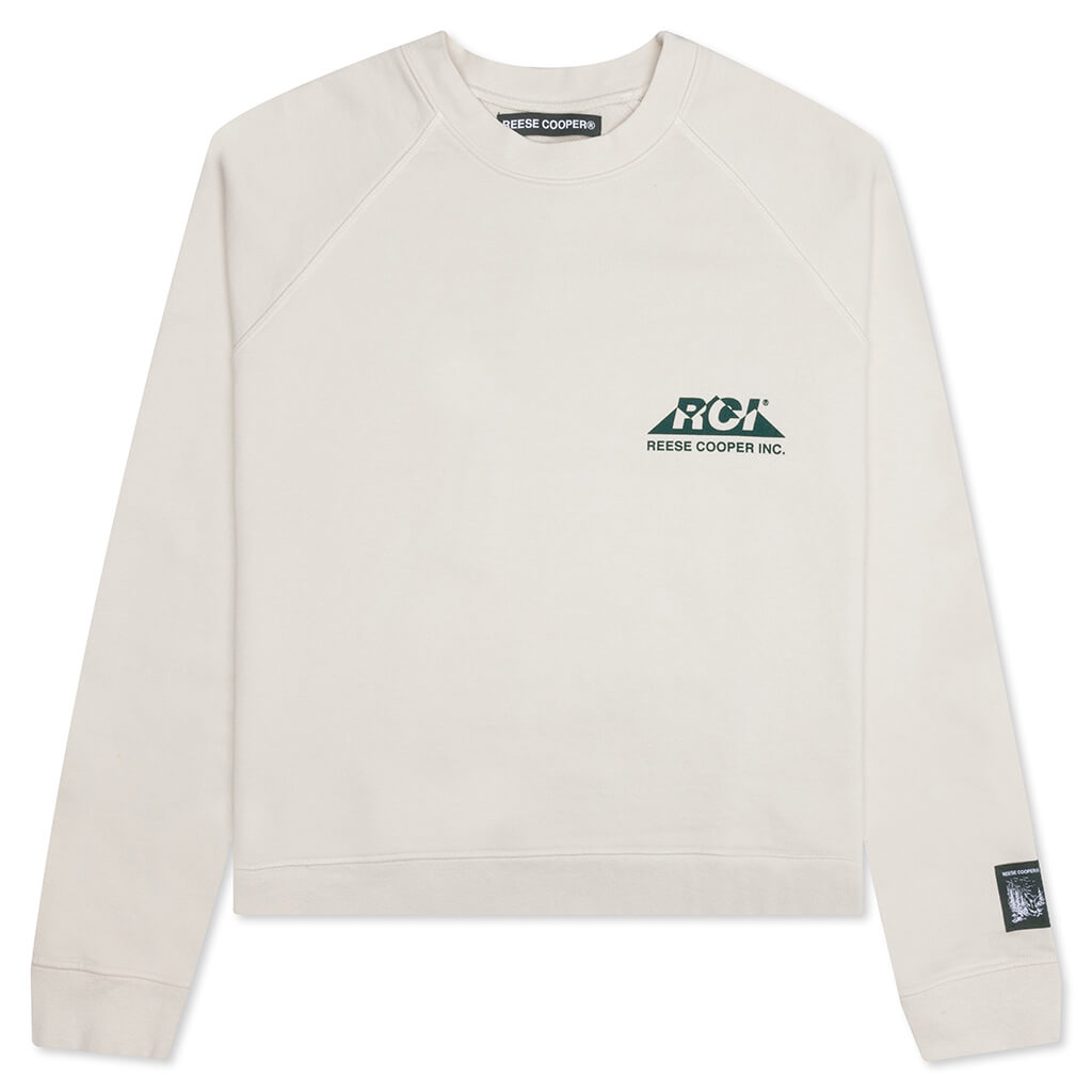 Mountain Logo Crewneck - Vintage White