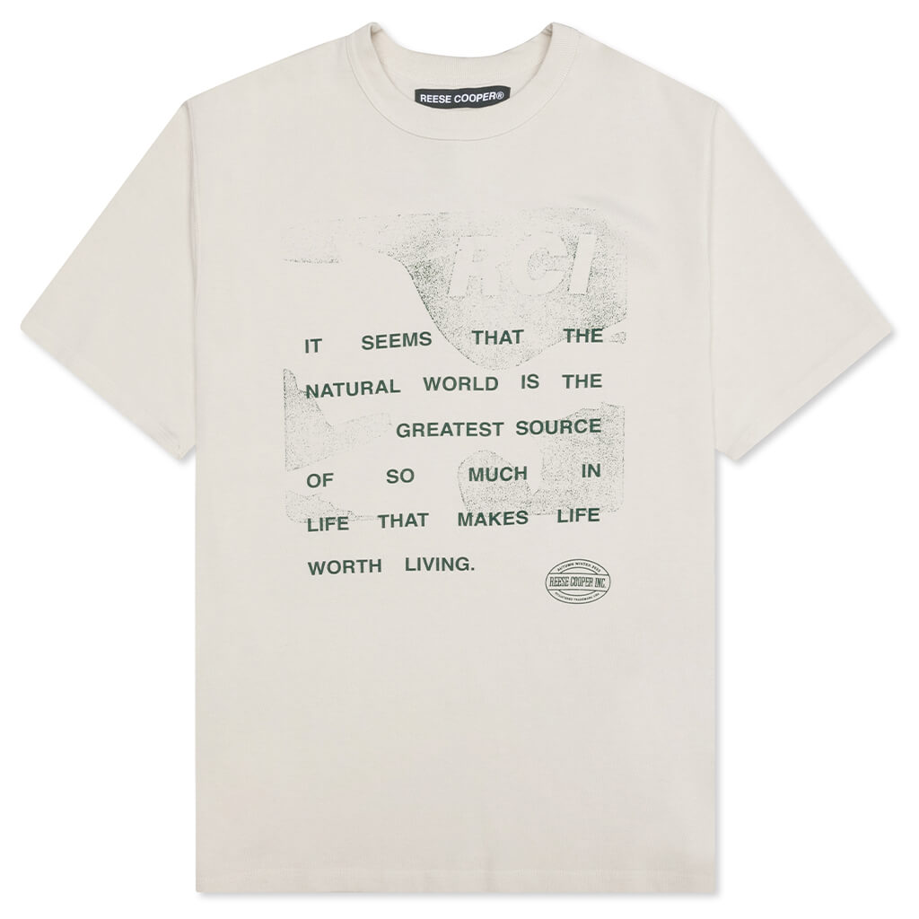 Natural World T-Shirt - Vintage White