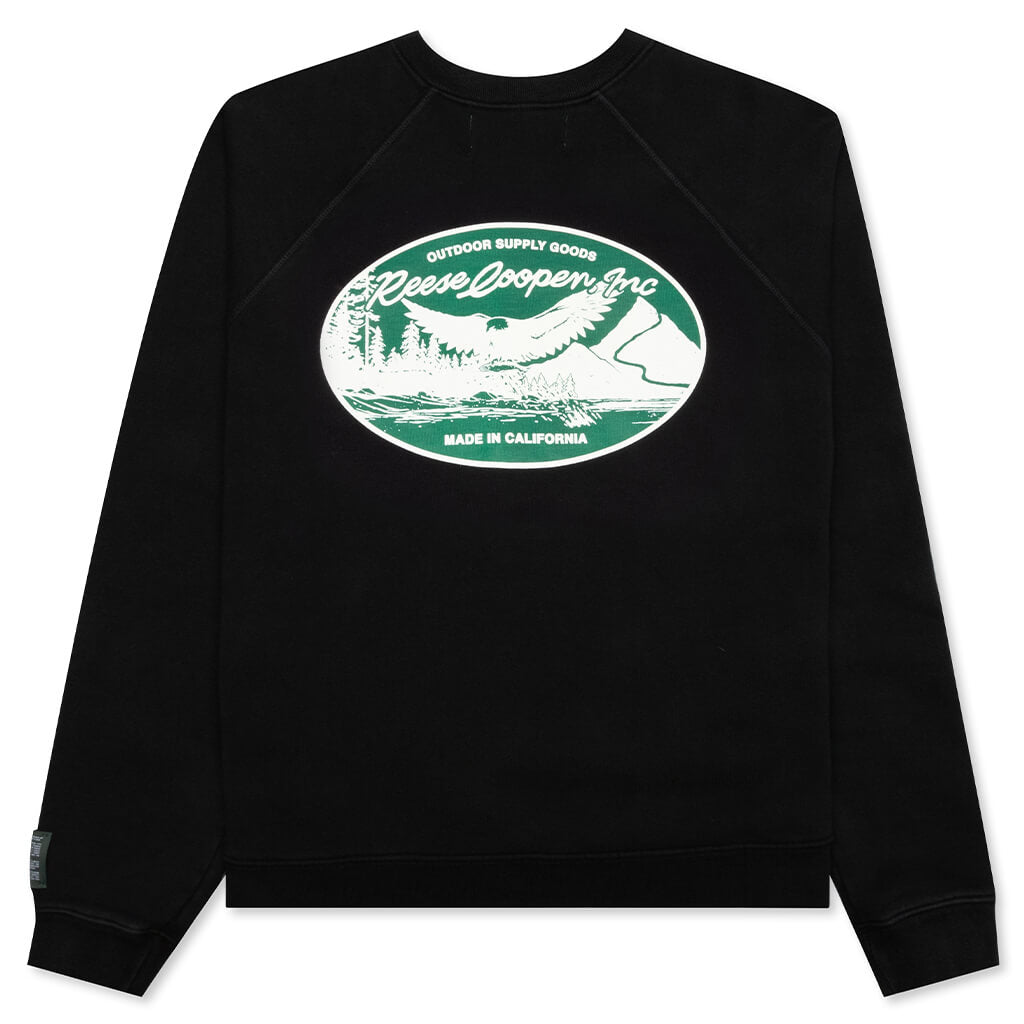 RCI Eagle Crewneck Sweatshirt - Black