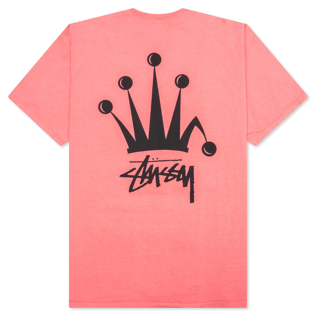 Regal Crown Pigment Dyed Tee - Coral