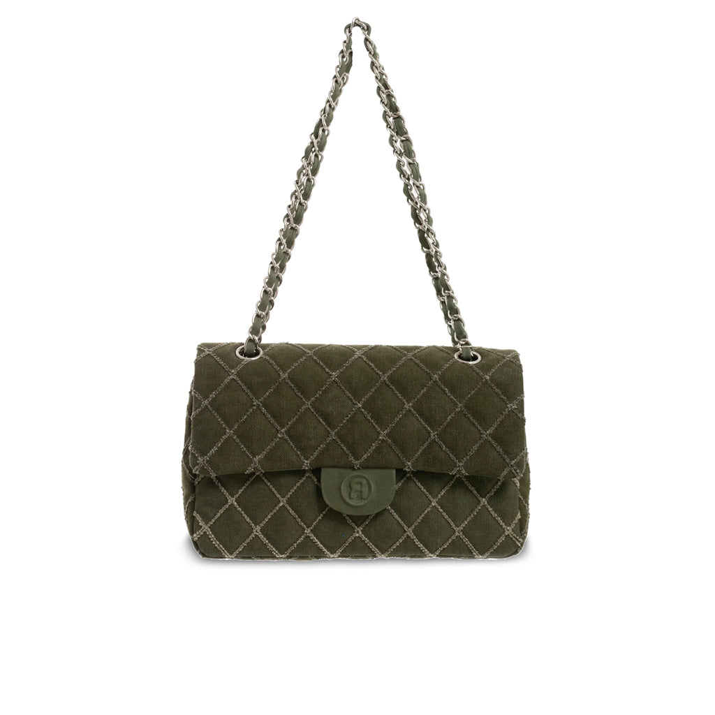 Rhombus Chain Bag - Green, , large image number null