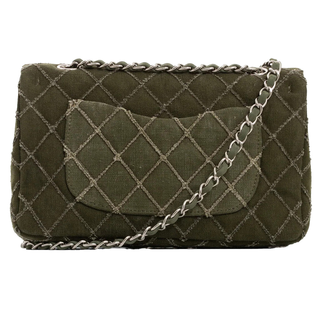 Rhombus Chain Bag - Green, , large image number null