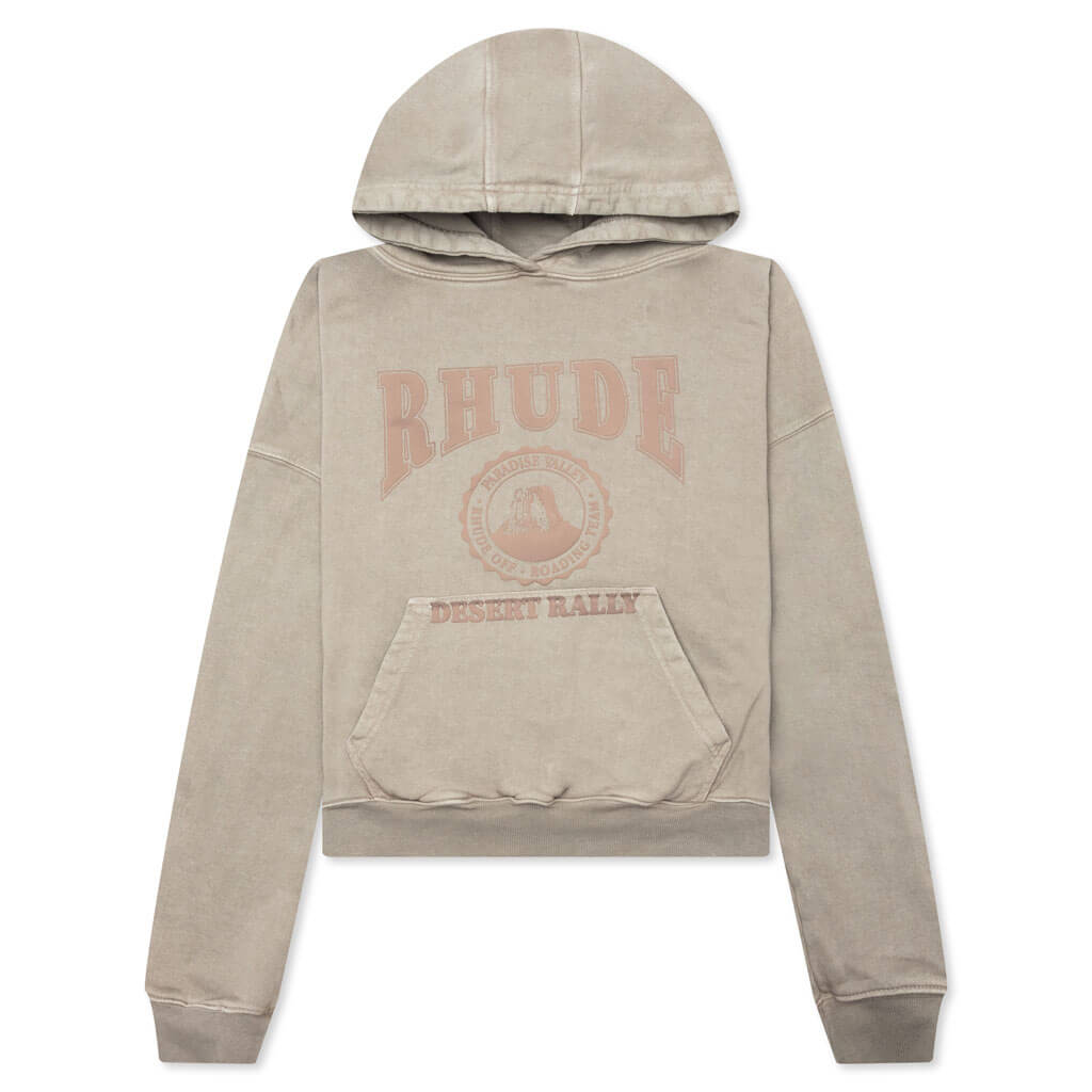 Cropped Desert Valley Hoodie - Elephant