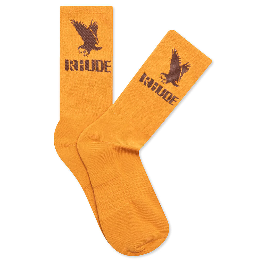 Eagle Sock - Mustard/Brown