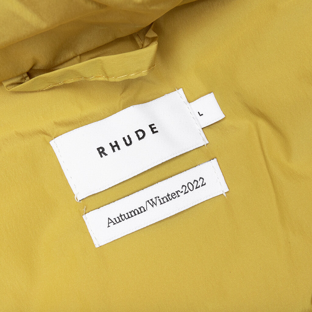 Logo Puffer Jacket - Mustard, , large image number null