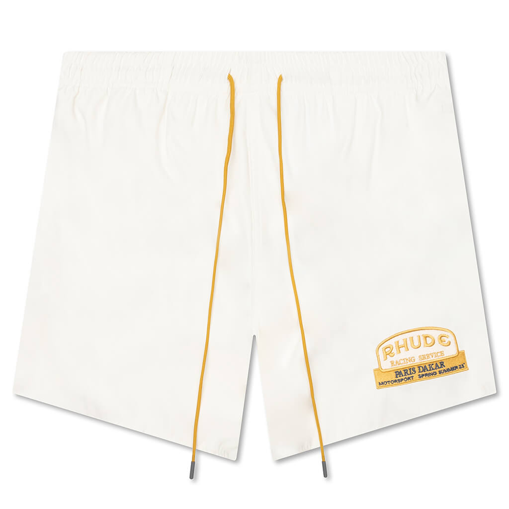 Moto Swim Trunks - Creme