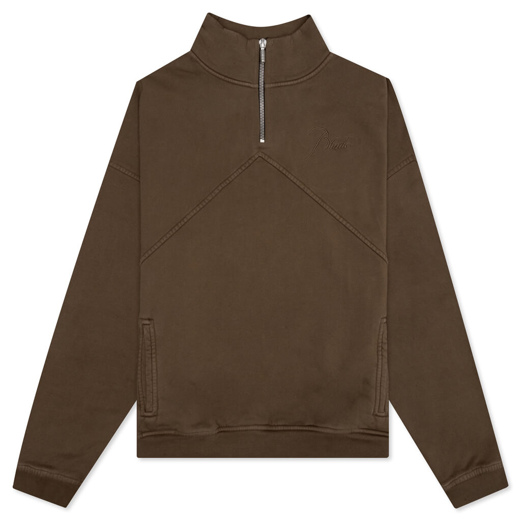 Quarter Zip - Brown