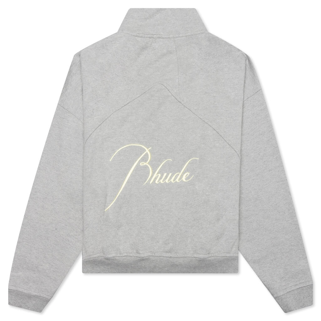 Quarter Zip - Heather Grey