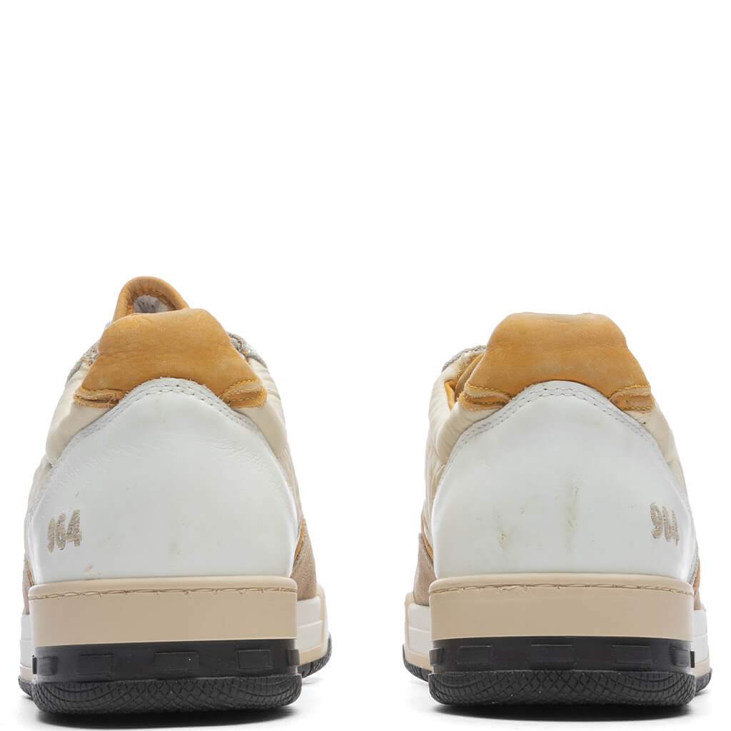 Racing Sneaker - White/Mustard/Beige, , large image number null