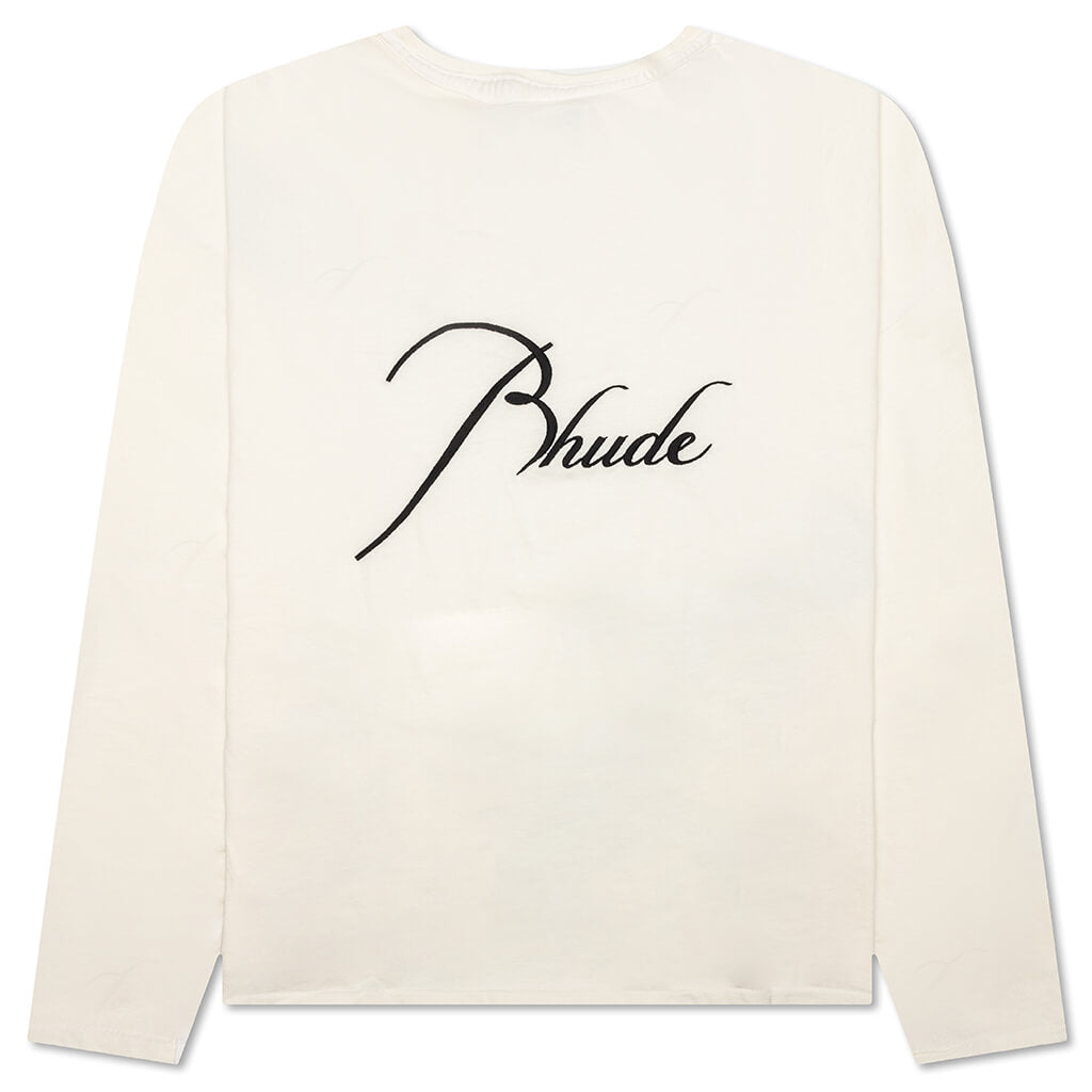 Reverse L/S Tee - Vintage White, , large image number null