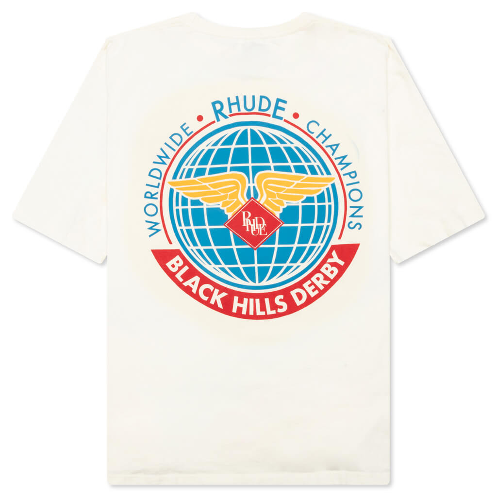 Rhude Worldwide Tee - Vintage White, , large image number null