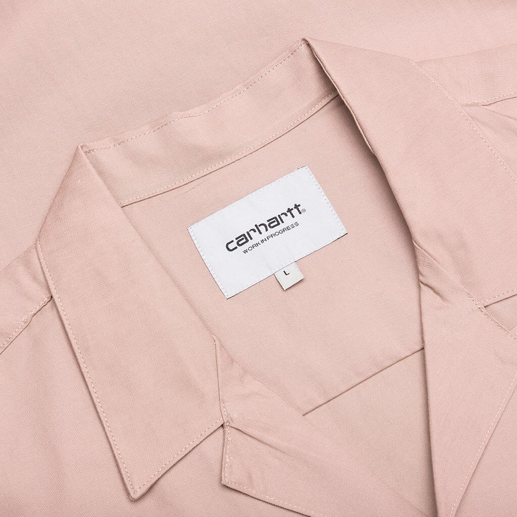 S/S Delray Shirt - Glassy Pink/Black, , large image number null