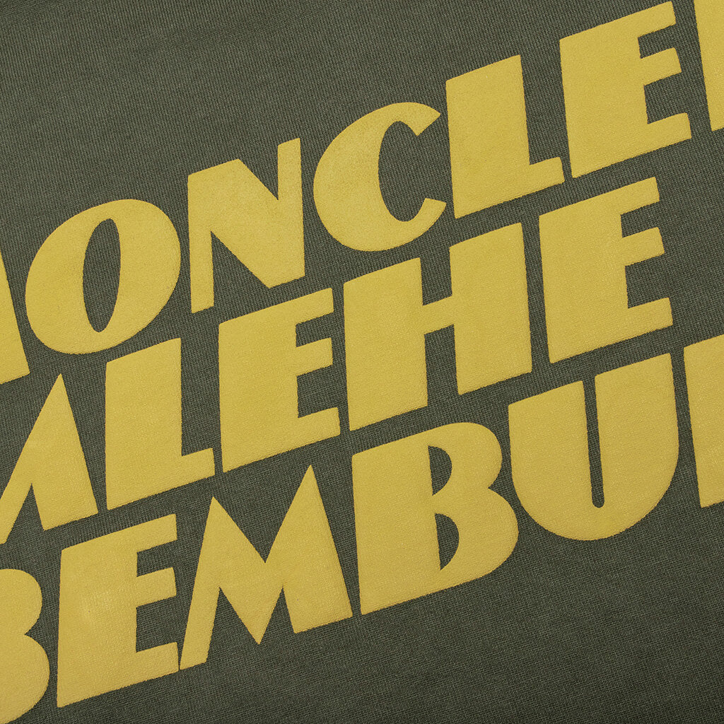 Moncler Genius x Salehe Bembury Logo T-Shirt - Olive, , large image number null