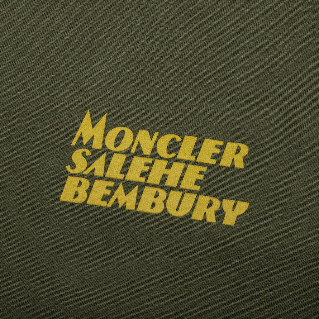 Moncler Genius x Salehe Bembury Logo T-Shirt - Olive, , large image number null