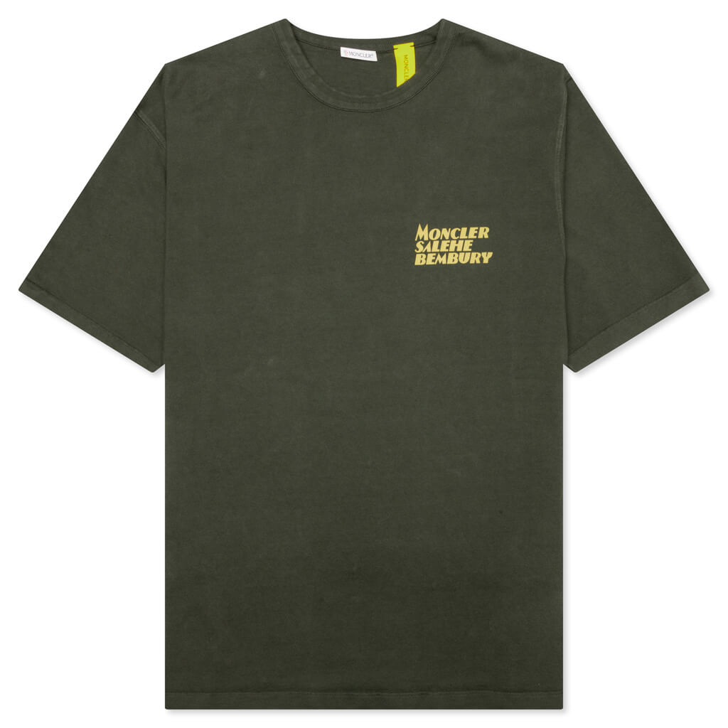 Moncler Genius x Salehe Bembury Logo T-Shirt - Olive, , large image number null