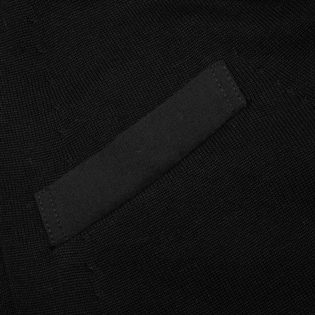 Knit x Suiting Cardigan - Black (DO NOT PULL), , large image number null
