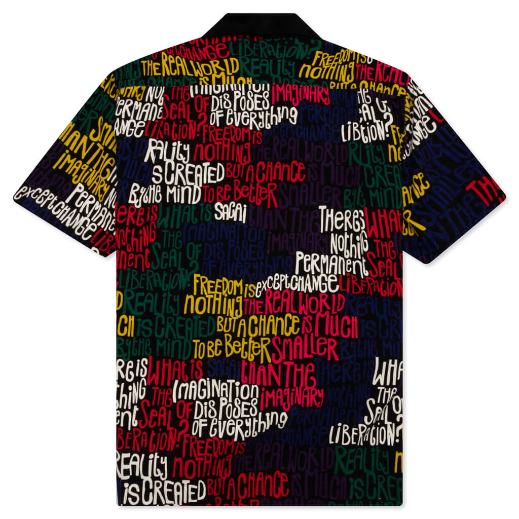 Message Print S/S - Black