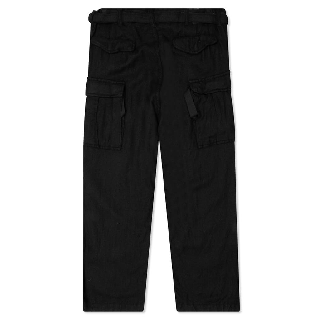 Solid Shrivel Pants - Black