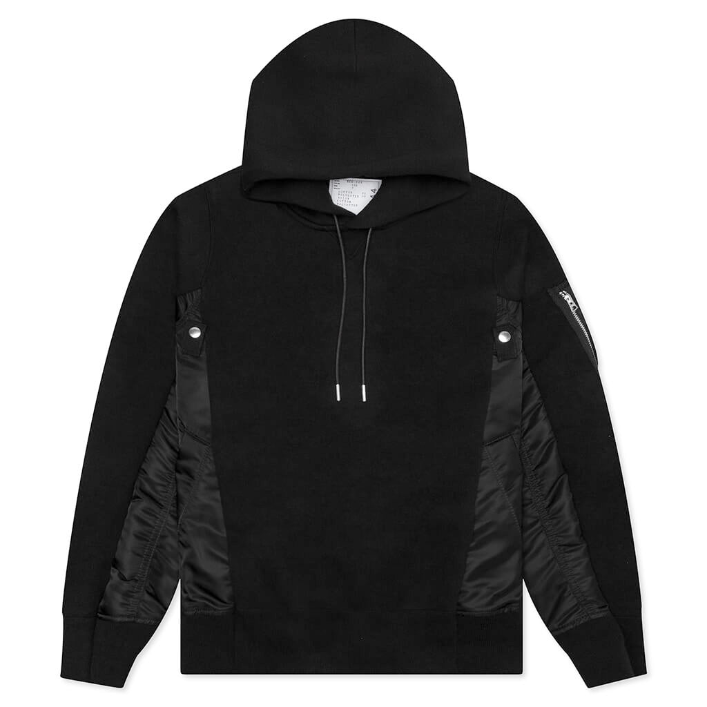 Sponge Sweat x MA-1 Hoodie 002 - Black, , large image number null