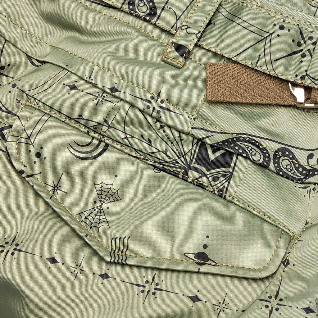 Sacai x Dr. Woo Bandana Print Shorts - Khaki, , large image number null