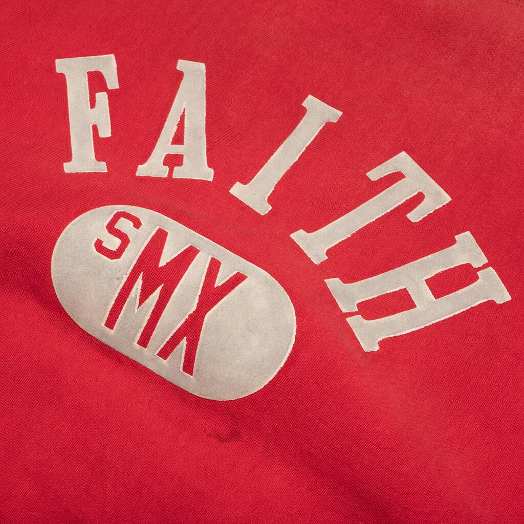 Faith Crew Sweater - Red, , large image number null