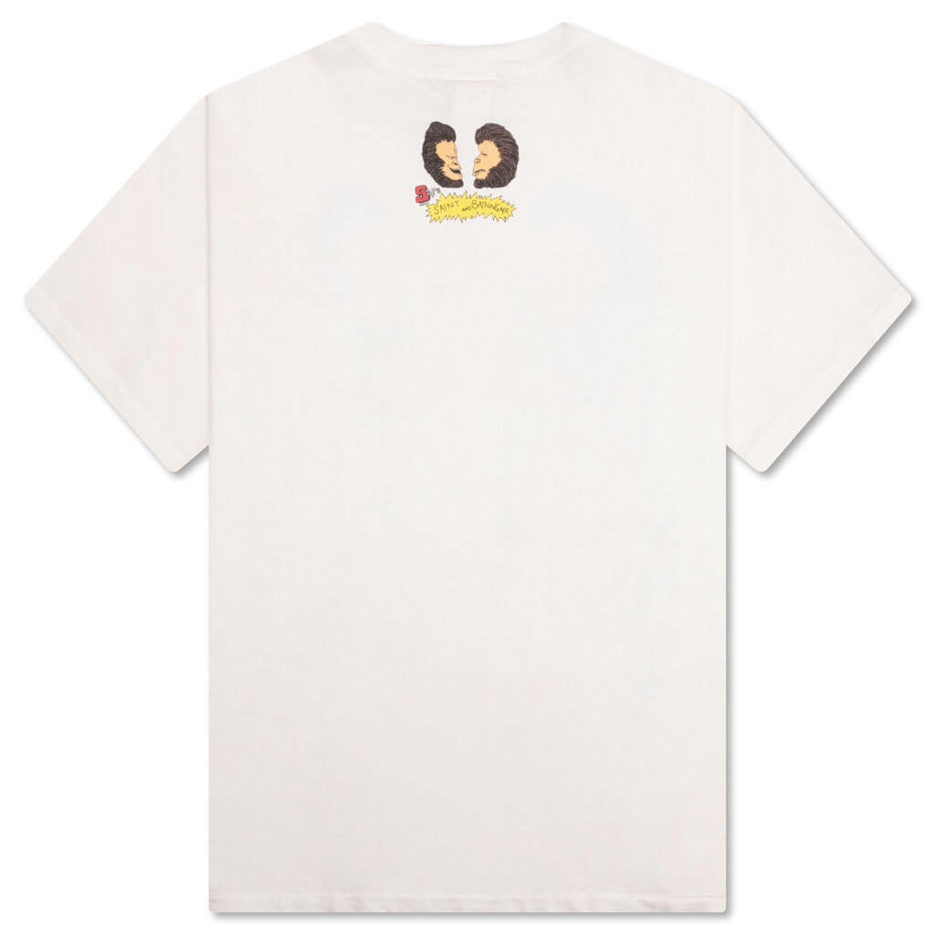 Saint Michael x A Bathing Ape Heaven & Hell Tee - White, , large image number null