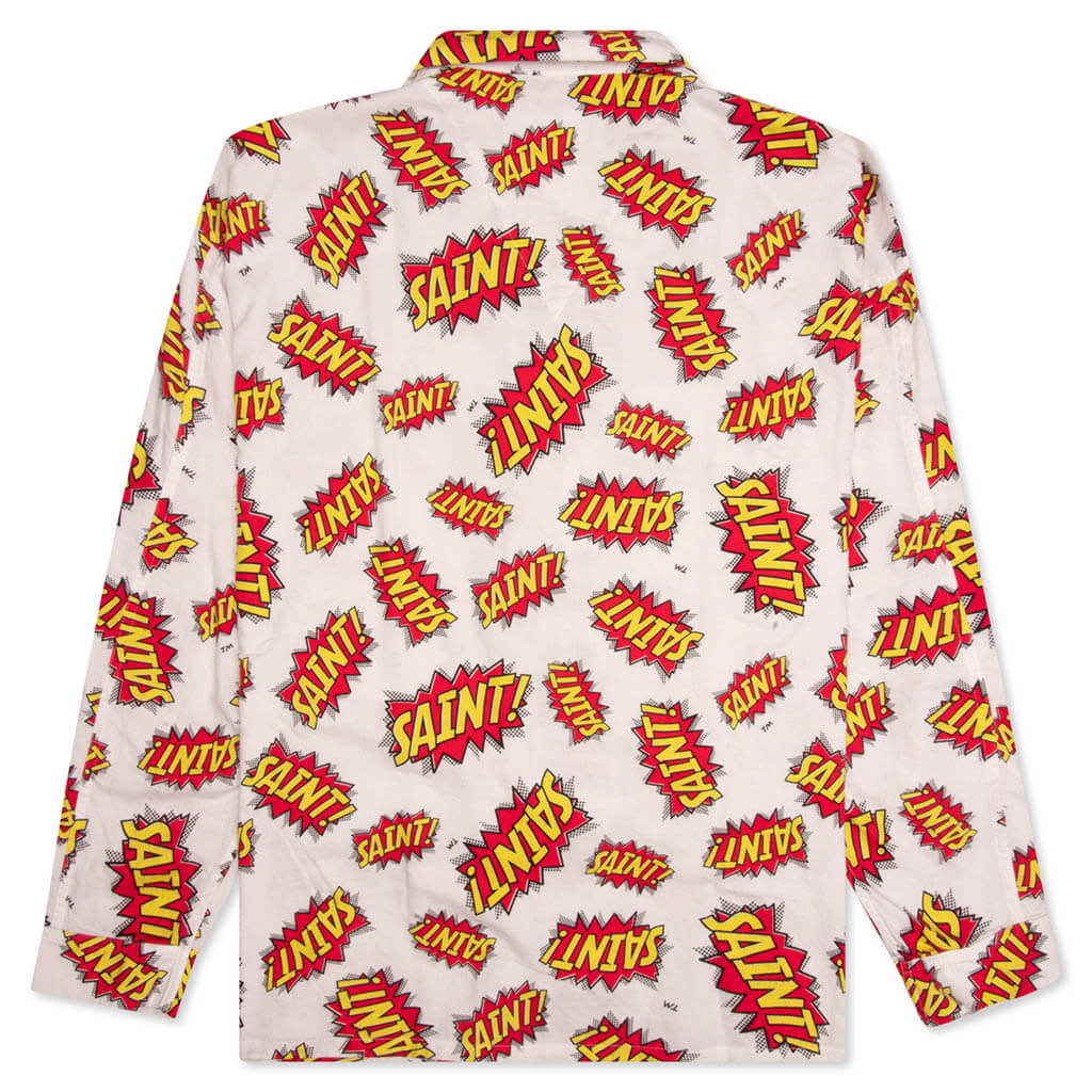 Pow Pajama Shirt - White