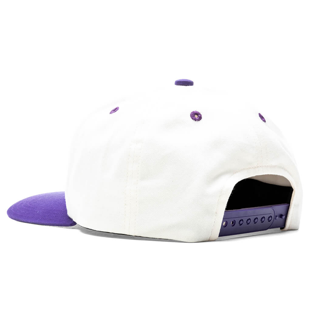 S. Circle Cap - White/Purple, , large image number null