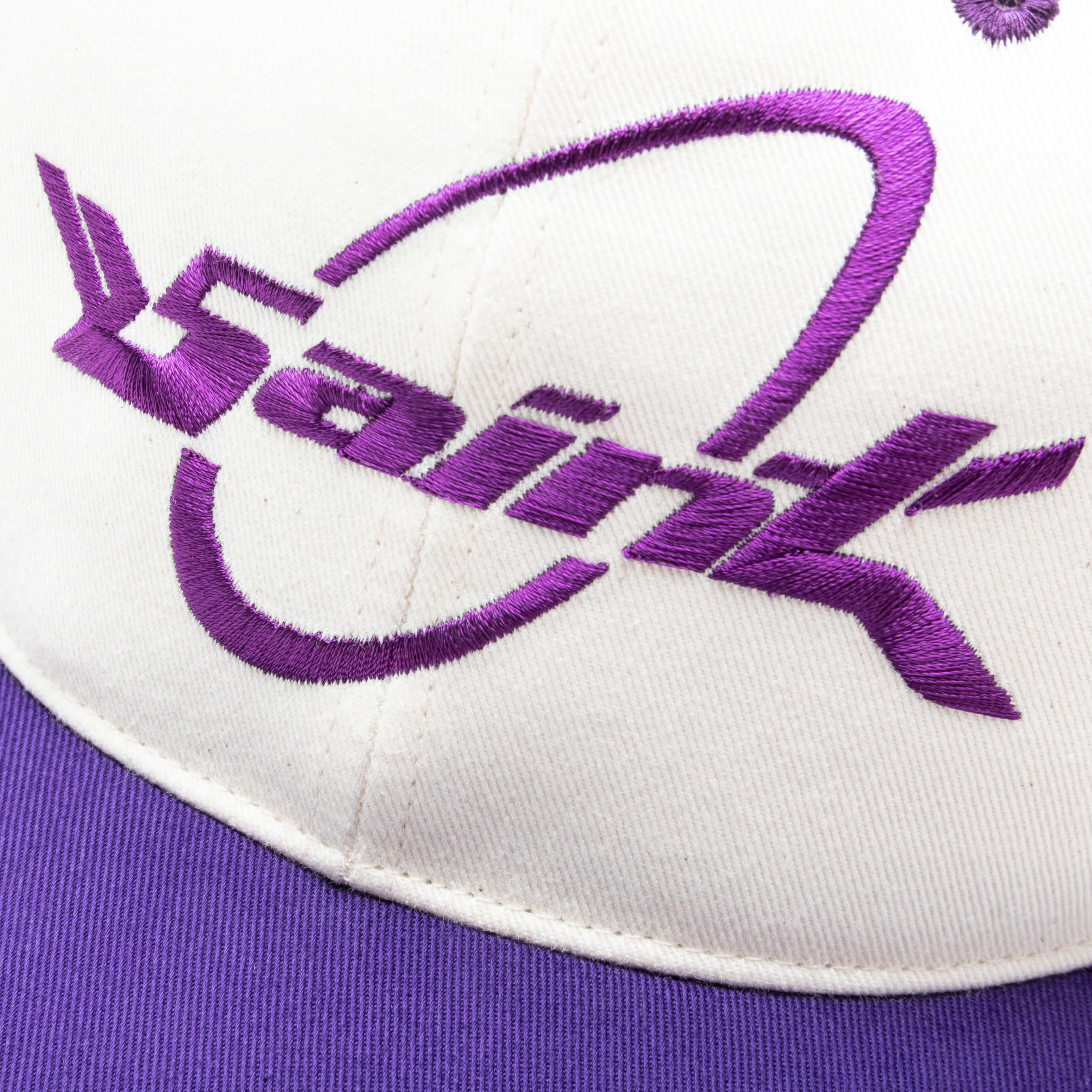 S. Circle Cap - White/Purple