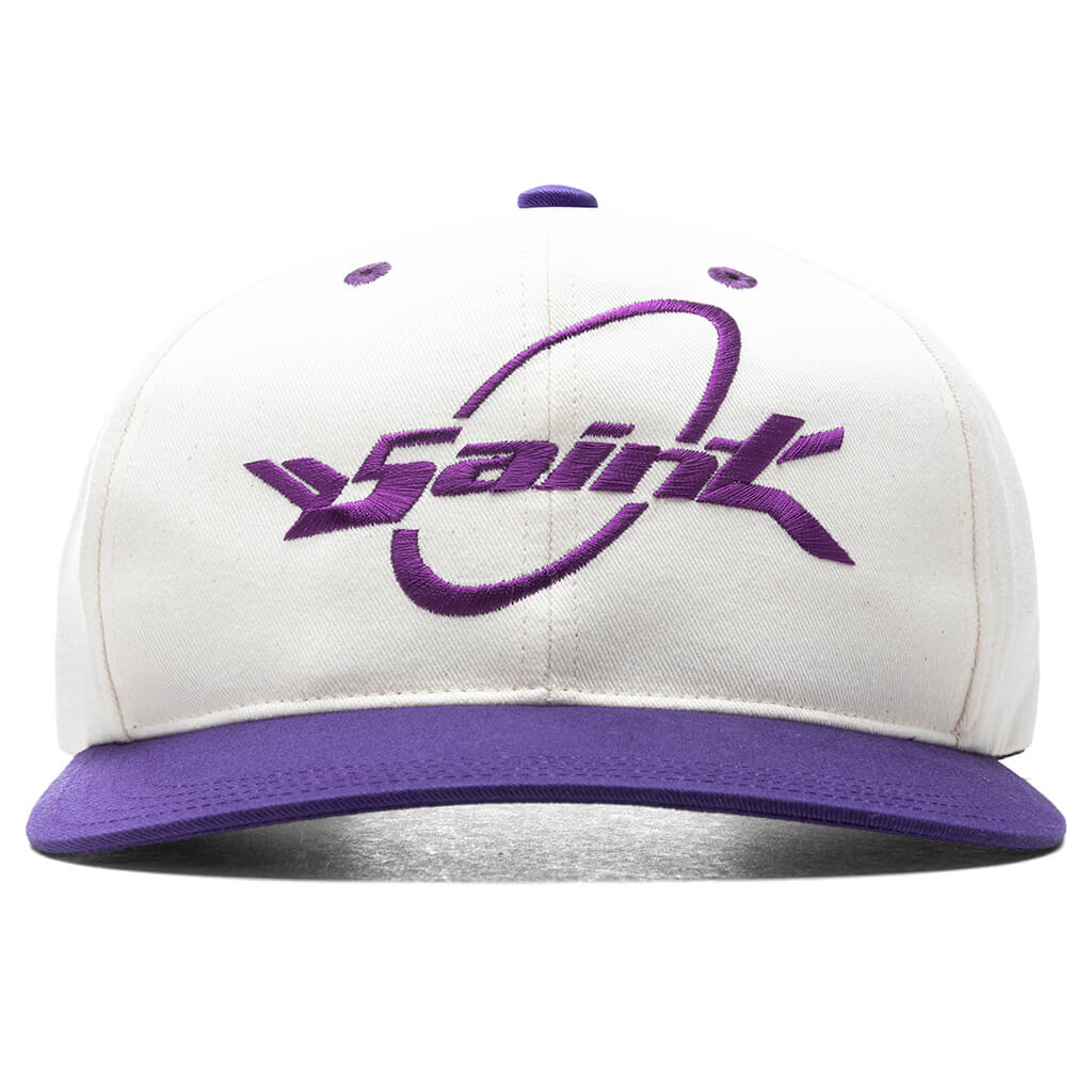 S. Circle Cap - White/Purple, , large image number null