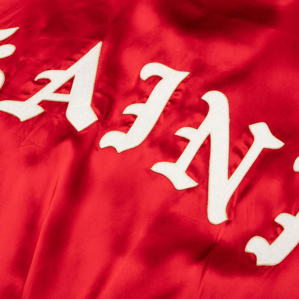 Saint Varsity Jacket - Red, , large image number null