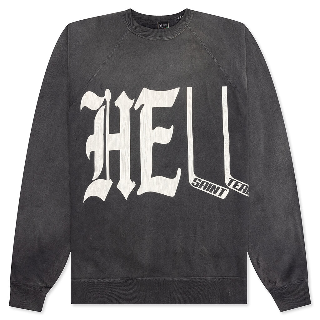 Saint Michael x Denim Tears Hell Crew Sweater - Black, , large image number null