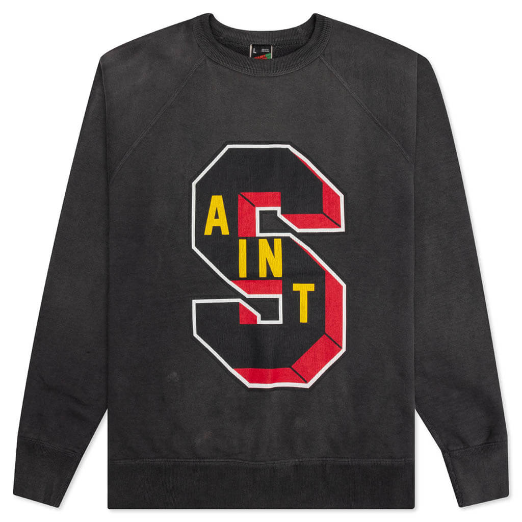 Saint Michael x Denim Tears Saint Crew Sweater - Black, , large image number null