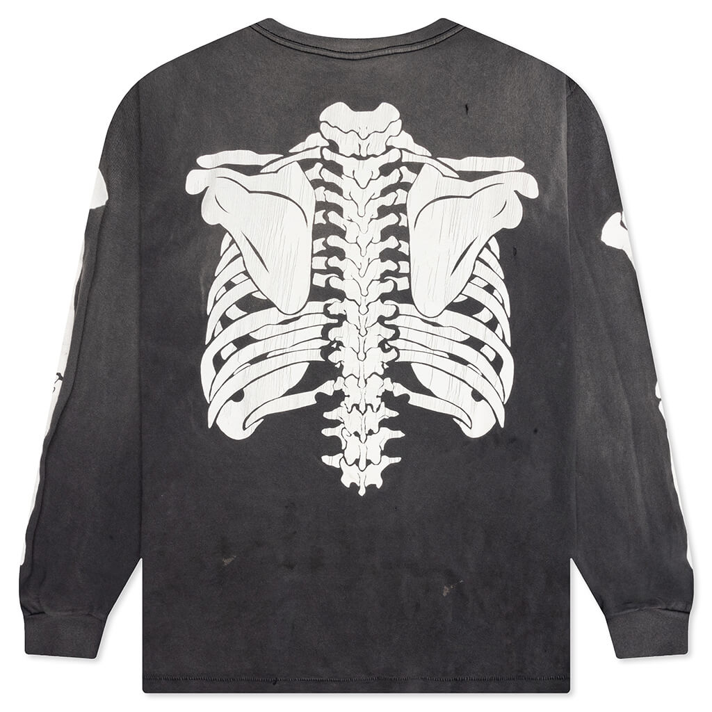 Saint Michael x Vlone Bone L/S Tee - Black