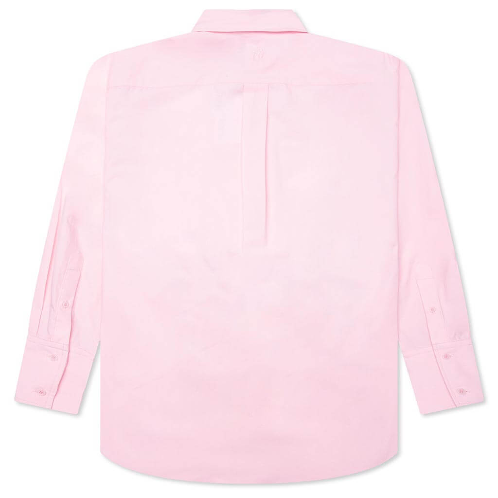 Satin Insert Shirt - Rose Pink, , large image number null