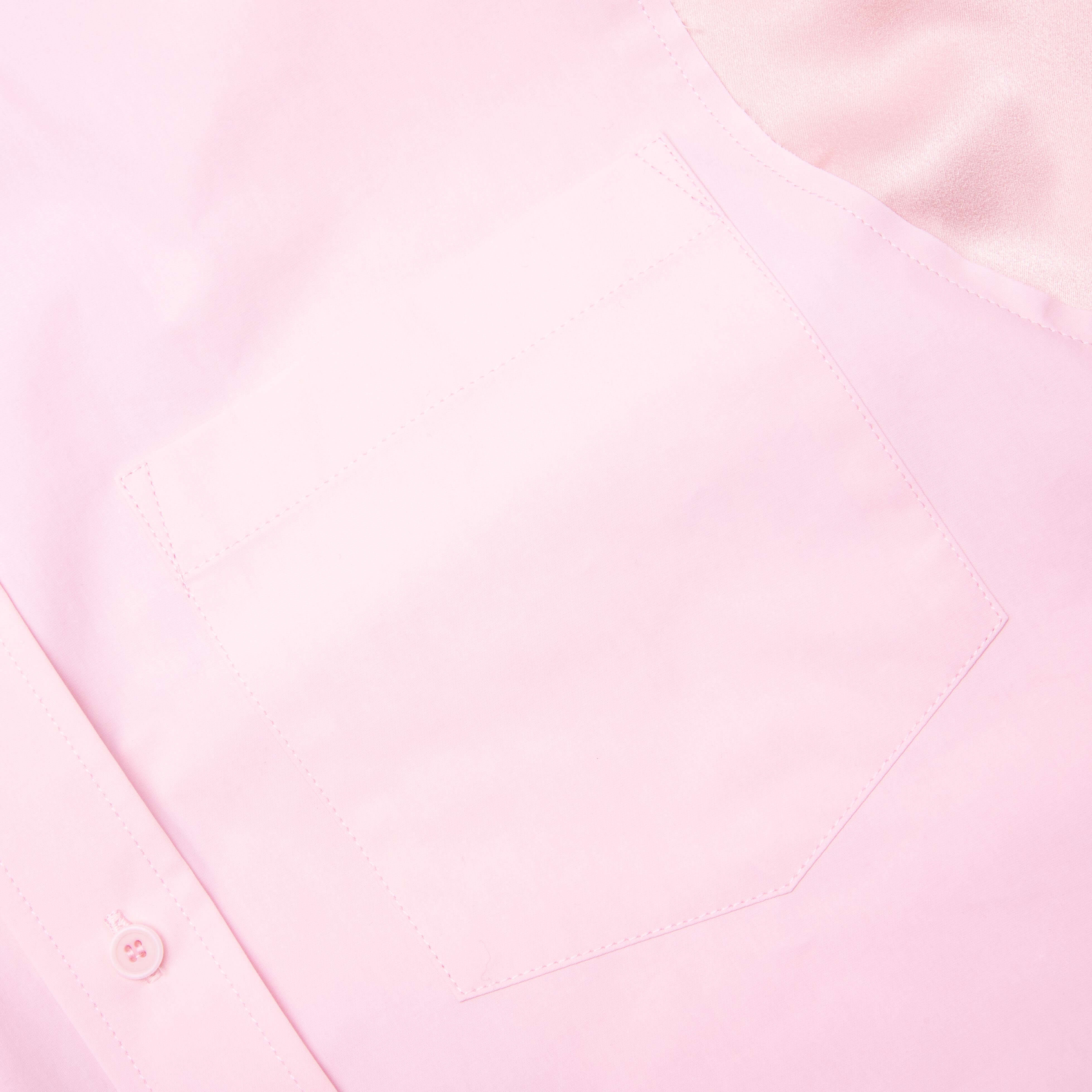 Satin Insert Shirt - Rose Pink, , large image number null