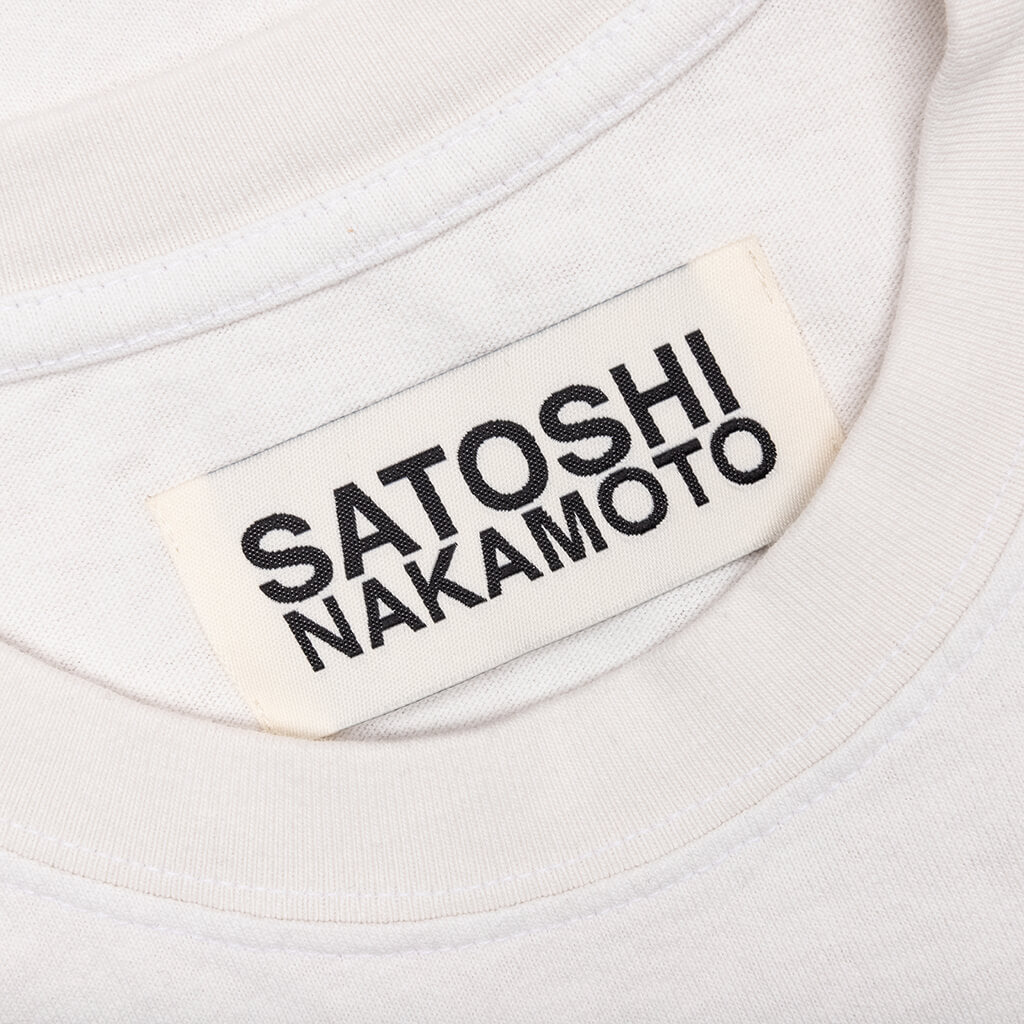 Satoshi Logo Tee - White, , large image number null