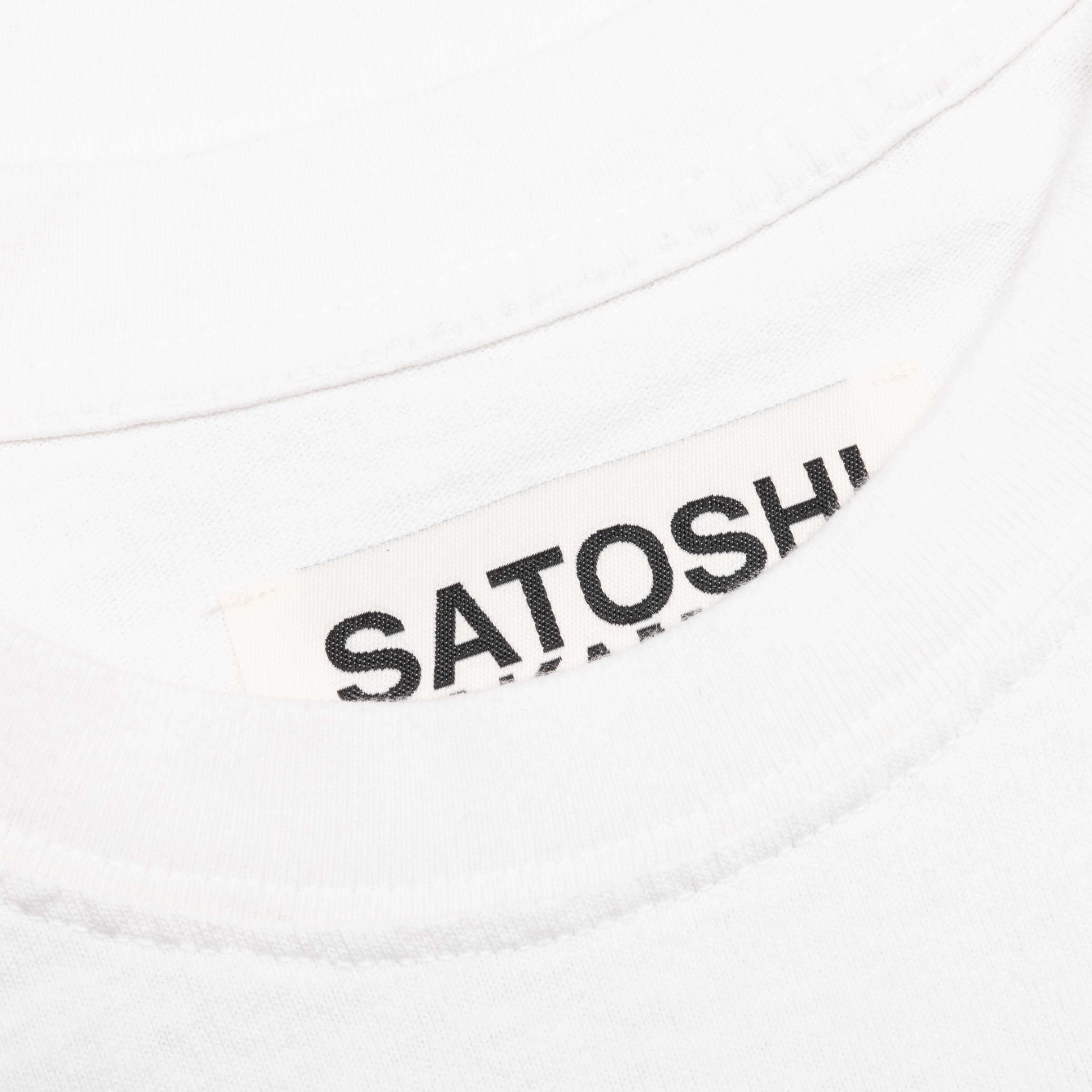 Satoshi Wrap-Around Tee - White, , large image number null