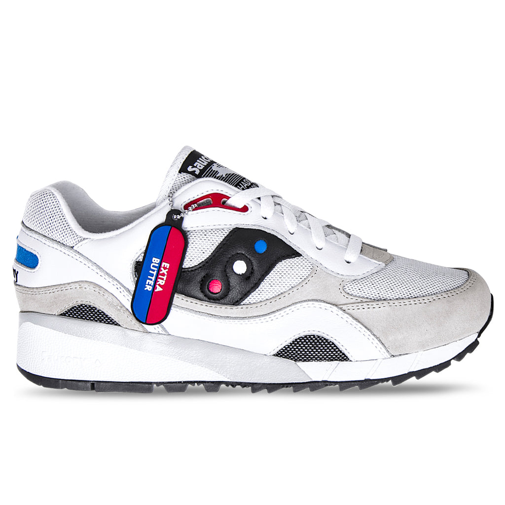 Saucony x Extra Butter Shadow 6000 "White Rabbit" - White/Black/Red