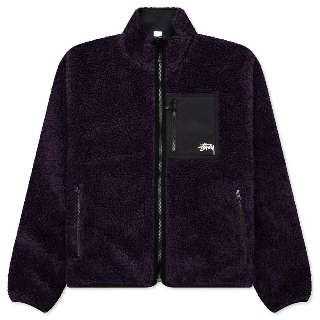 Sherpa Reversible Jacket - Purple, , large image number null