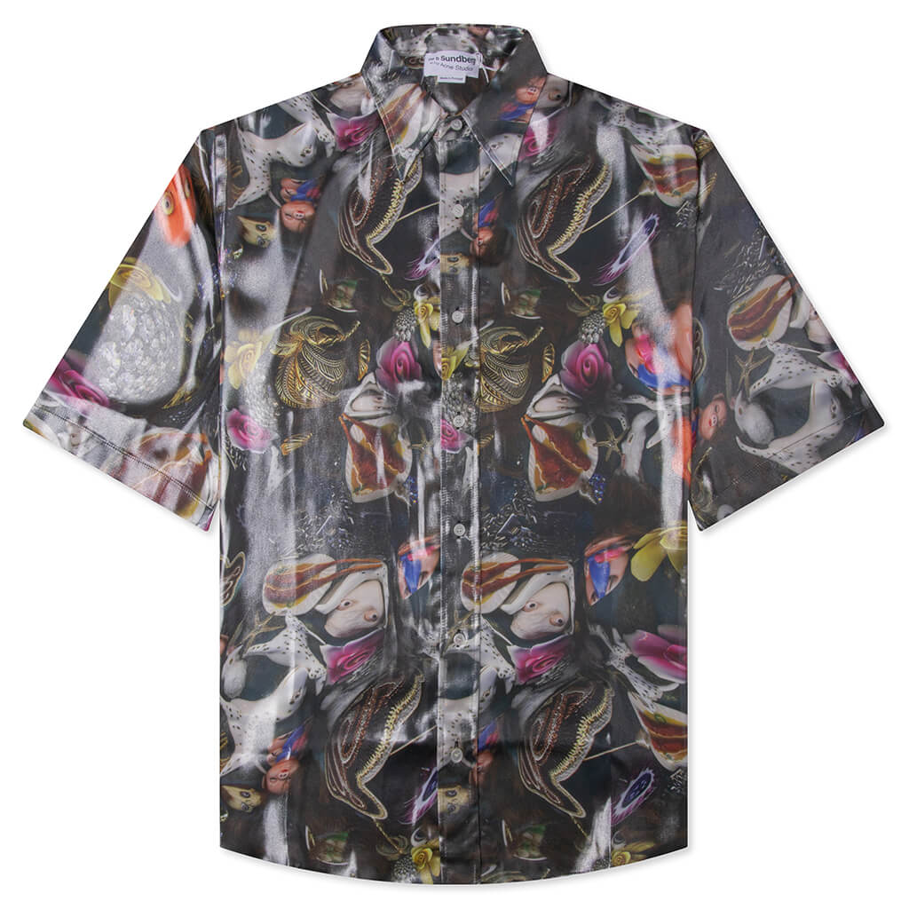 Short Sleeve Shirt - Black/Multi