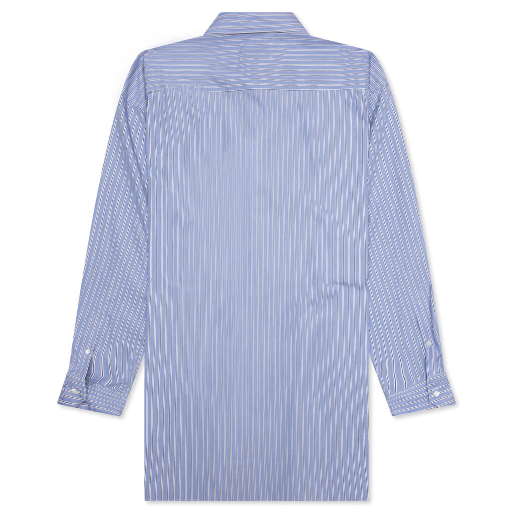 Striped L/S Shirt - Blue