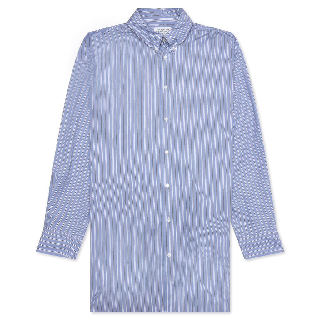 Striped L/S Shirt - Blue