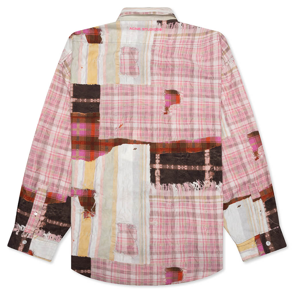 Patchwork Flannel - Pink/Multi